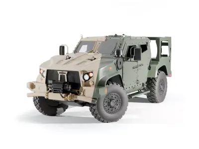 Oshkosh JLTV military vehicle 3D model