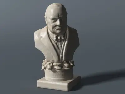Churchill Bust 3D model