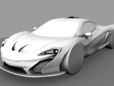 McLaren-p1 3D CAR 3D model