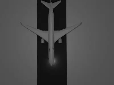 A777 S qatar airways Free 3D model