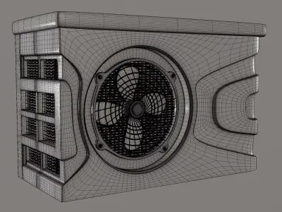 Air Conditioner External Unit 3D model