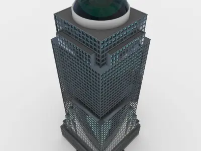 Two World Trade Center Building 3D model