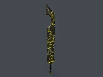 Sci-Fi Sword V1 - 05 Low-poly 3D model