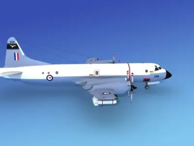 Lockheed P-3 Orion Royal Australian Navy 1 3D model