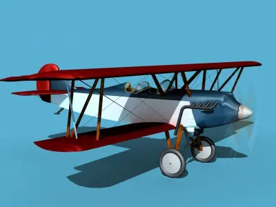 Travelair 2000 V02 3D model