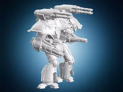 Titan Mechanical Sculpture 3D print model