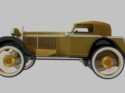 ROADSTER 3D CAR MODEL Free 3D model