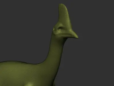 Cassowary Base Mesh 3D model
