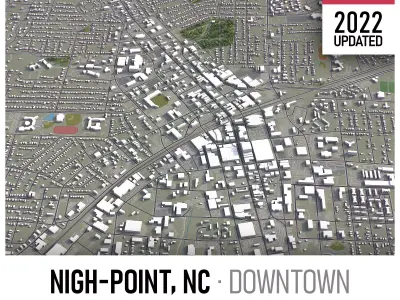 High-Point Low-poly 3D model