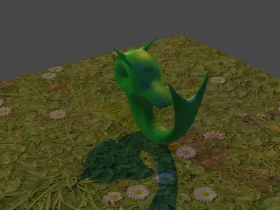 green monster 3D model