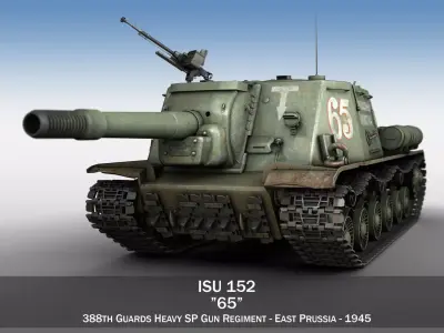 ISU 152 - 65  3D model
