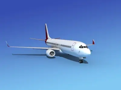Boeing 737-800 Monaco Tours 3D model