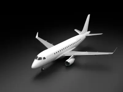 Embraer E170 - E195 Family 3D model