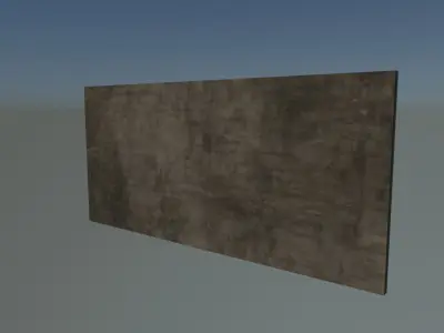 concrete wall Free low-poly 3D model