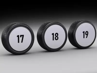 Hankook Ventus V12 Evo 2 17inch 18inch 19inch 3D model