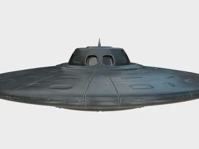 UFO Spaceship Low-poly 3D model