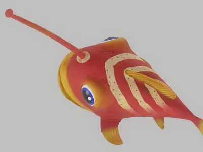 Cartoon Fish 12 Low-poly 3D model