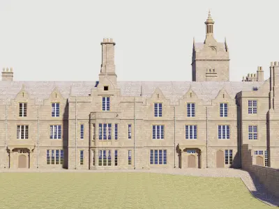 Victorian manor 3D model