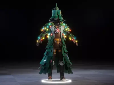 CHRISTMAS GUY Free low-poly 3D model