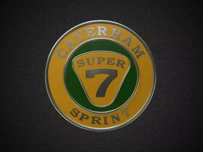caterham logo 3D model