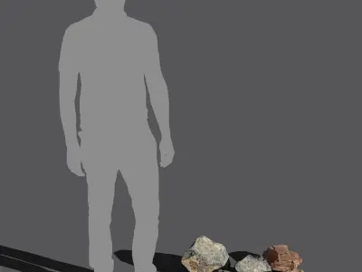  Assorted Sharp Stone Models Collection 