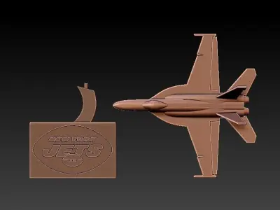 NFL - NEW YORK JETS FOOTBALL STATUE DESTOP - 3D PRINT 3D print model