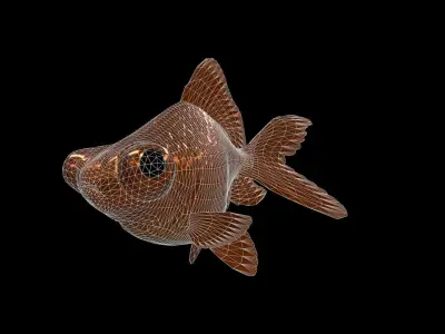 FISH-007 Goldfish 3D model