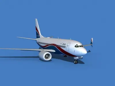 Boeing 737 MAX 7 Arik 3D model