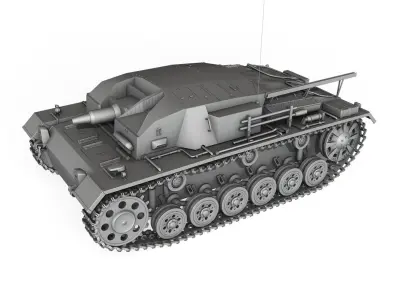 StuG III - Ausfuerung A 3D model