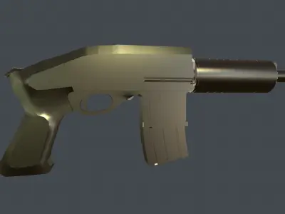 Armament Ready for Killing Zombies Pack Low-poly 3D model