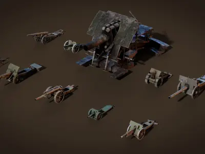 Cannon Collection WW1 3D model