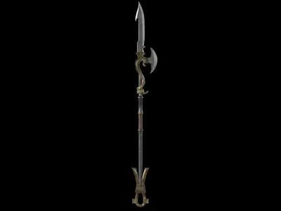 Spear02 elder scrolls iii sword Low-poly 3D model