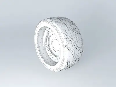 Drone Wheel Free 3D model