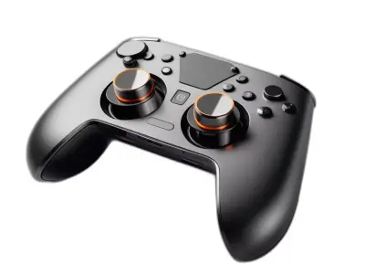 Modern Gaming Controller Gamepad 3D Model Low-poly 3D model