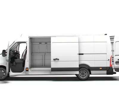 Vauxhall Movano Van L4H2 HQInterior 2021 3D model