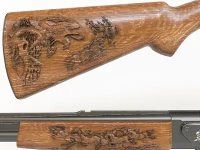 12gauge single  barrel 3D model