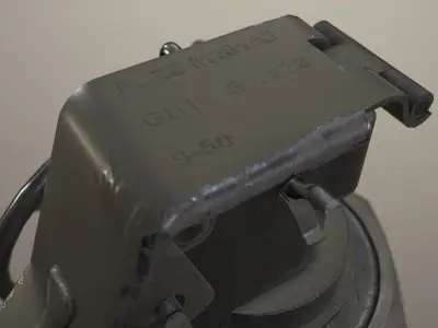 M84 Flashbang Stun grenade Low-poly 3D model