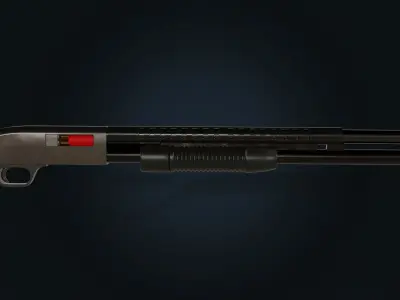 Mossberg 500 Shotgun 3D model