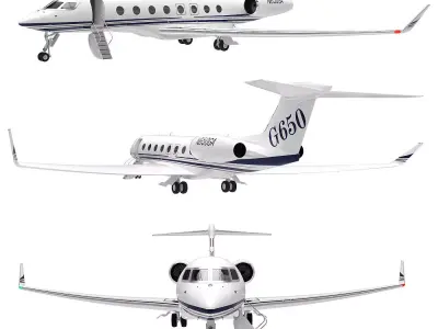 Aircraft  G650 3D model