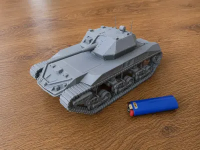 Ripsaw M5 Unmanned Ground Vehicle UGV  3D print model