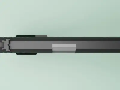 TT-33 Low poly weapon Free low-poly 3D model