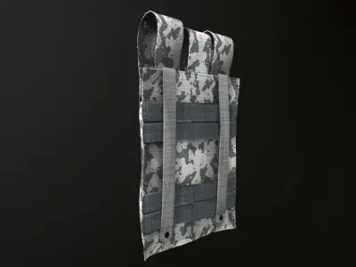 Magazine pouch Low-poly 3D model