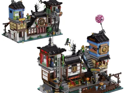 Lego - 70657 NINJAGO City Docks 3D model
