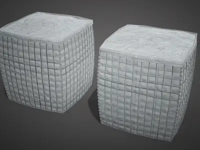 Defense Line Vol3 - Barrier Breaker Free low-poly 3D model