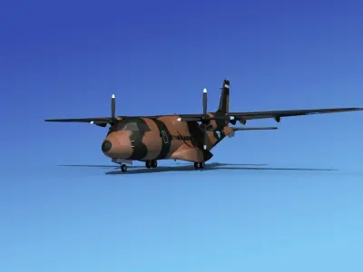 Casa CN-235 Botswana Defence Force 3D model