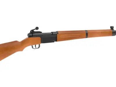 MAS-36 rifle Low-poly 3D model