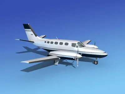 Cessna 441 Conquest II V05 3D model