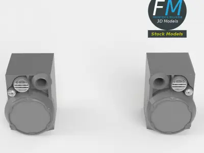 Hi-Fi speakers 3D model buy