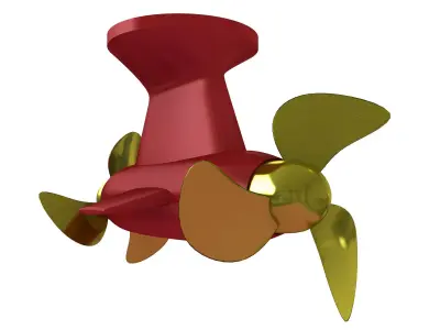 AZIMUTH THRUSTER PROPELLER 3D model
