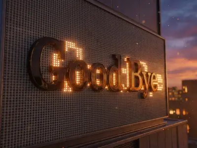 Cinematic LED Message Display Strip Low-poly 3D model